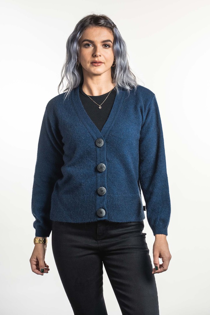 Koru Merino Possum V Neck Cardigan image 3